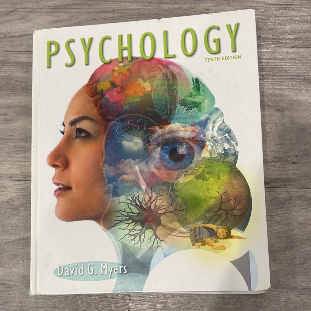 Psychology by David G. Myers - Colorful Brain Illustration